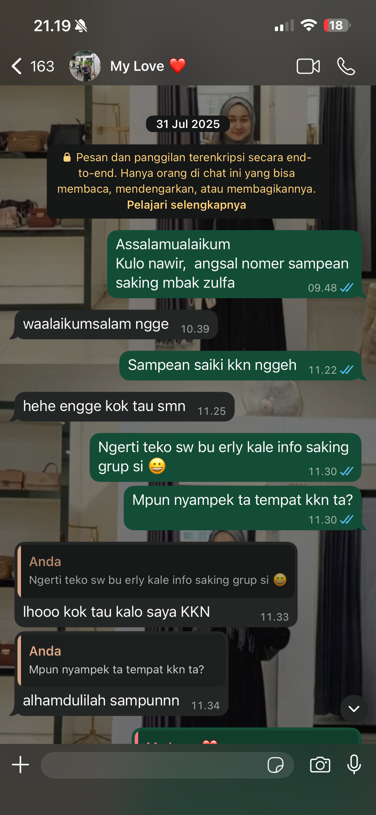 Momen pertama bertemu di kafe
